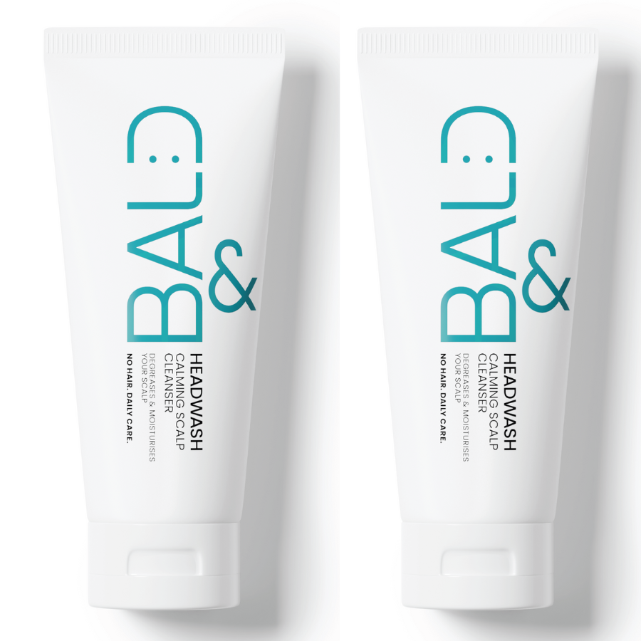Bald Head Shampoo Duo: 2x Bald& Headwash