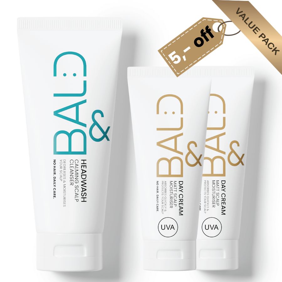 Bald Head Value Pack 3x